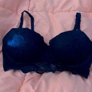 Blue large lace Victoria’s Secret bralette